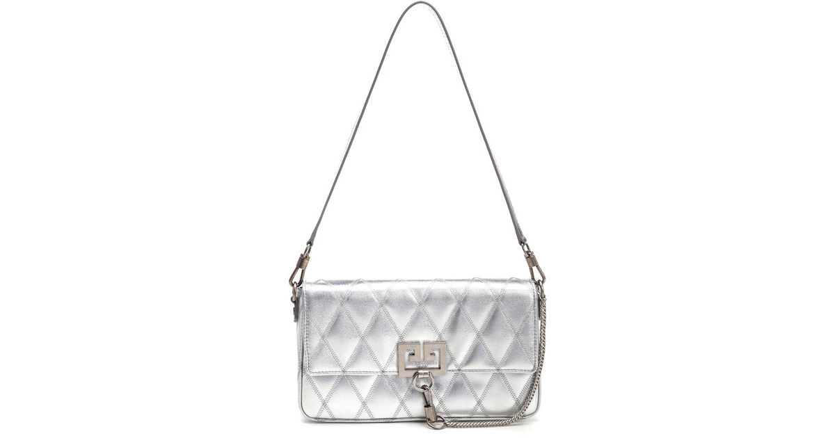 Lyst - Givenchy Charm Shoulder Bag in Metallic