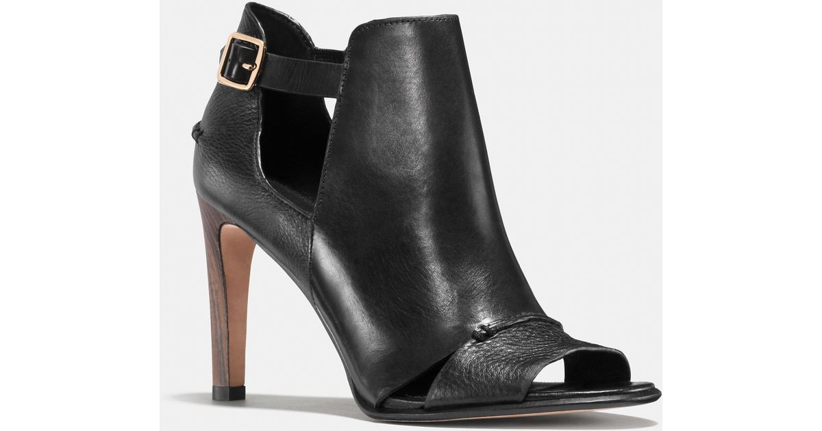 coach tessa chain bootie