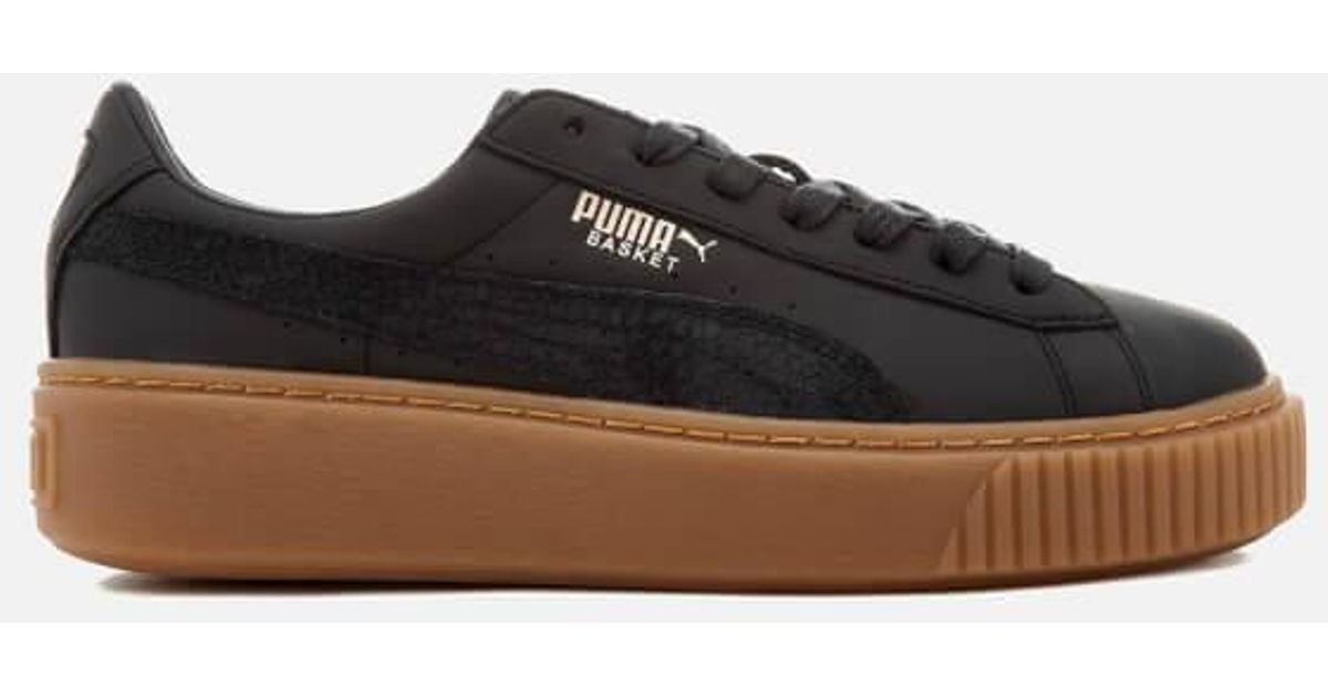 Basket Black Euphoria Gum Lyst Women's Platform Trainers Puma 0wvmNn8