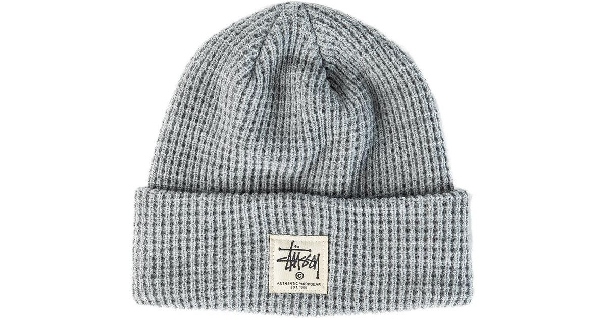 mens waffle knit beanie