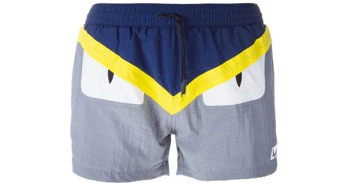 fendi bag bugs swim shorts