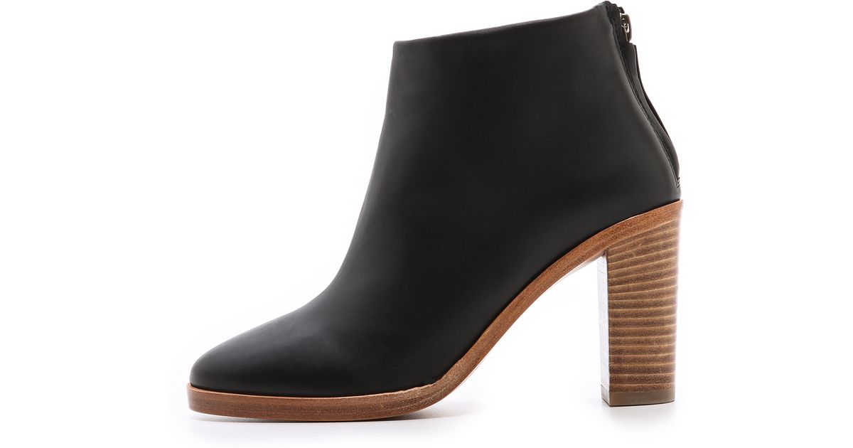 booties with zipper in front