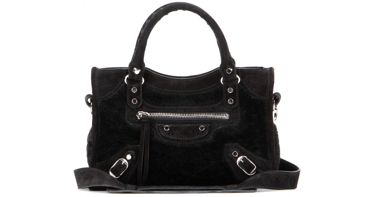Lyst Balenciaga Classic Mini City Shoulder Bag In Black