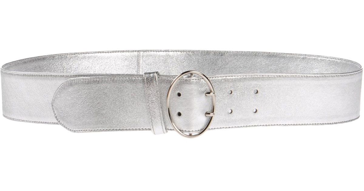 Prada Belt in Silver | Lyst  