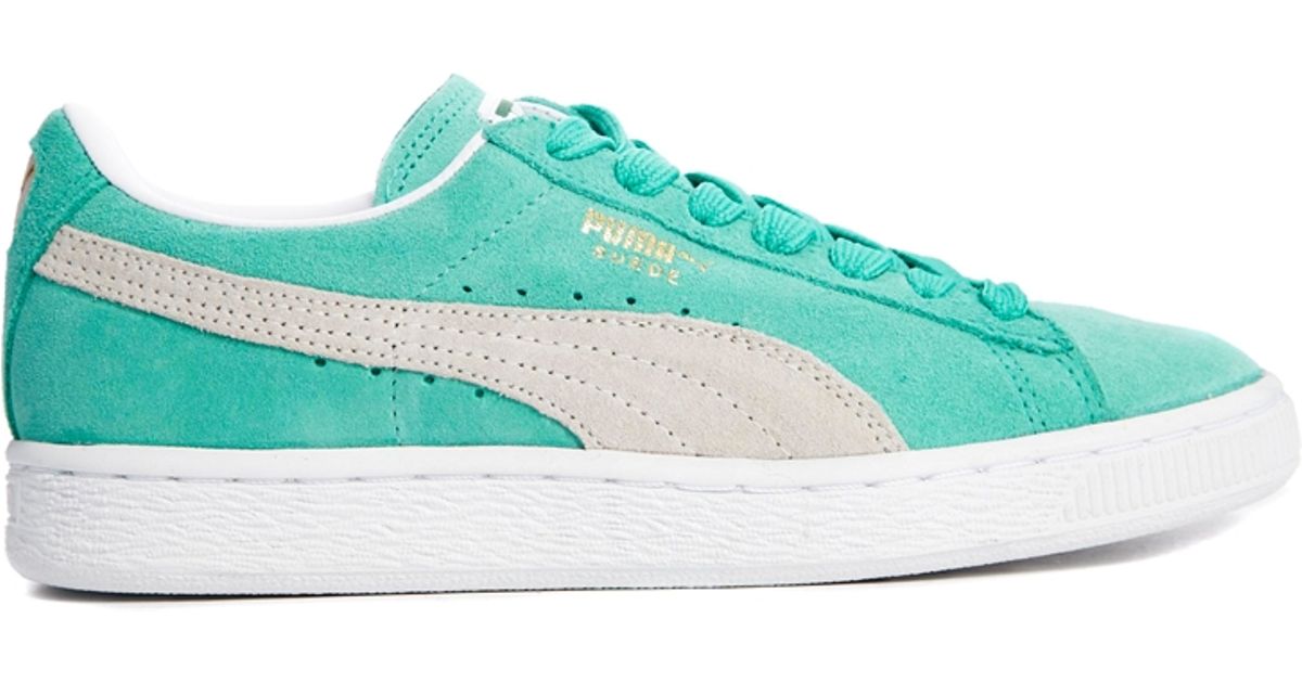 puma suede menthe