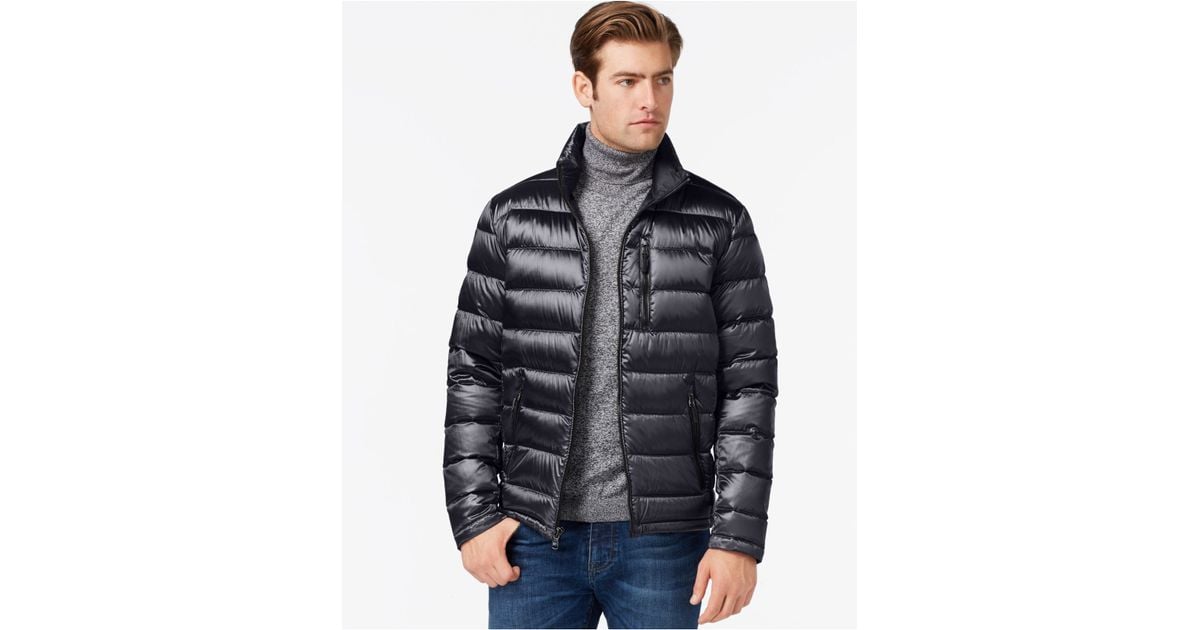 Calvin klein Men's Packable Down Jacket in Blue for Men (Cold Blue) | Lyst