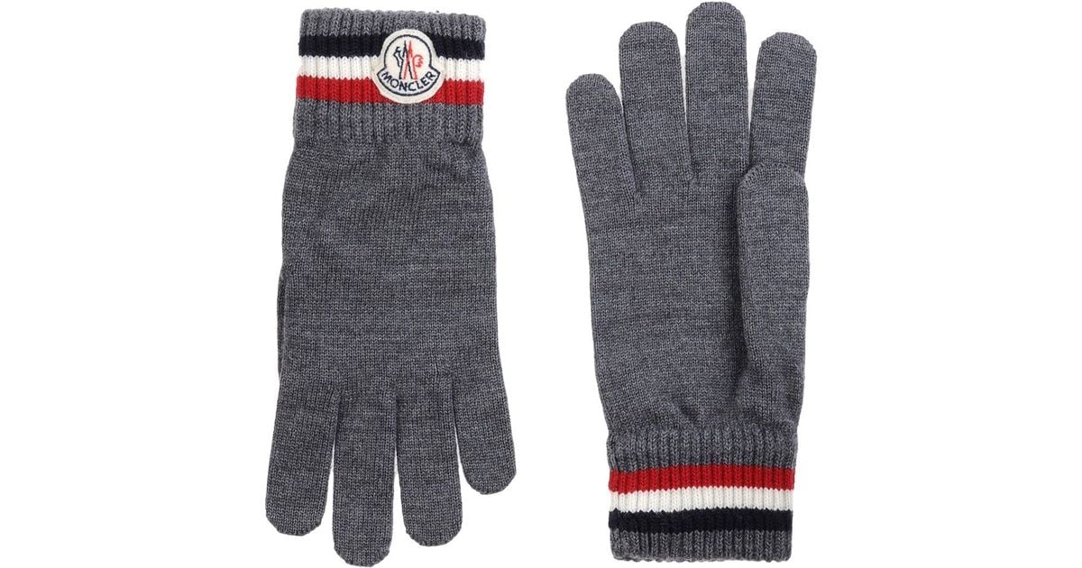 moncler gloves grey moncler gloves grey