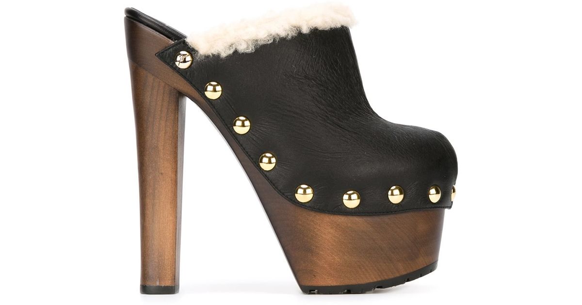 wooden heels