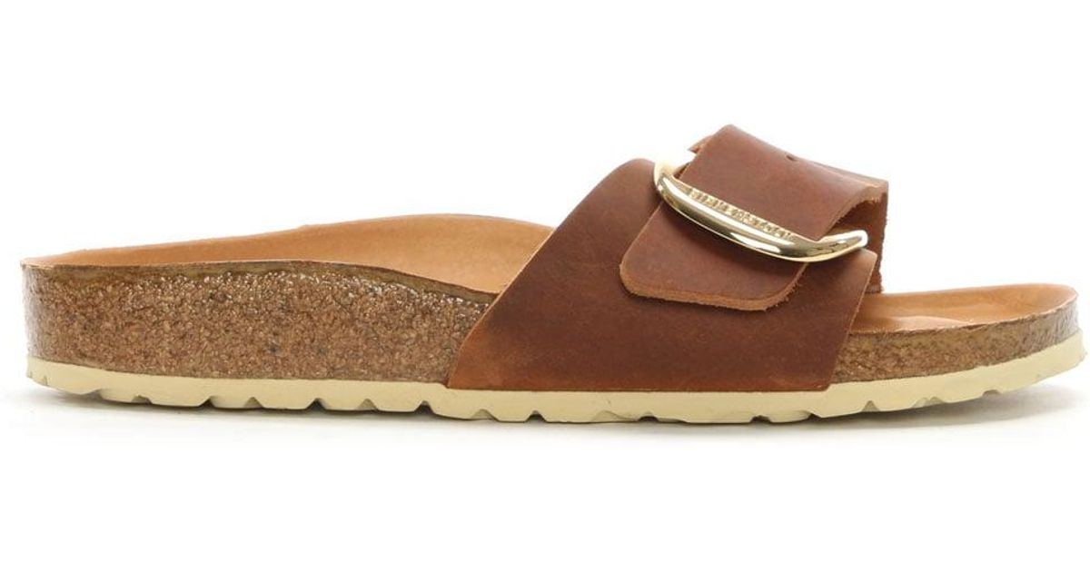 Birkenstock Birkenstock Madrid Big Buckle Tan Leather Mule ...