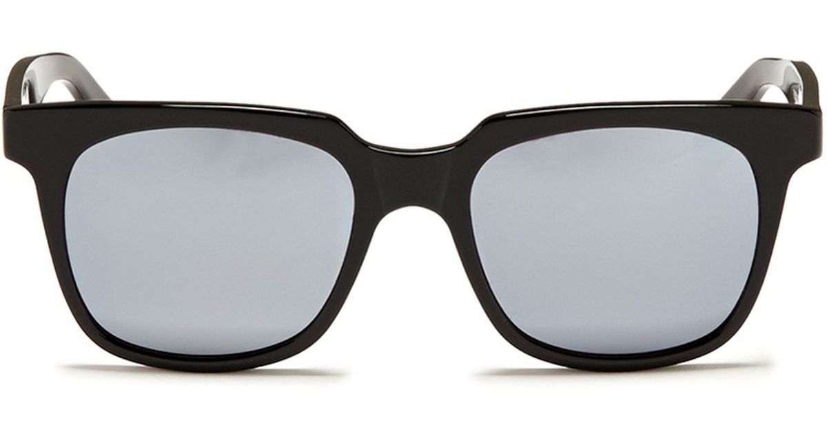 Lyst Ross And Brown Portofino Acetate Square Sunglasses In Black For Men