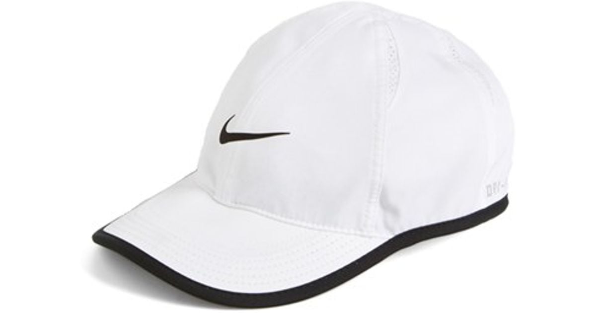 Nike 'feather Light' Dri-fit Cap in White | Lyst