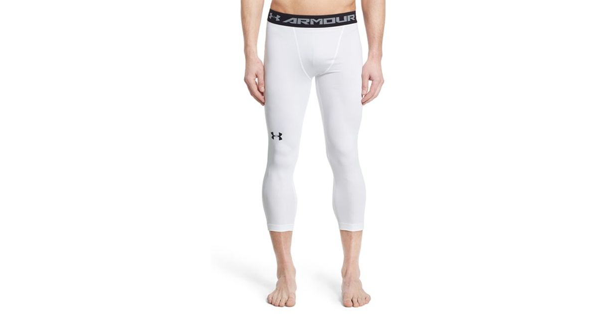 under armour white compression leggings