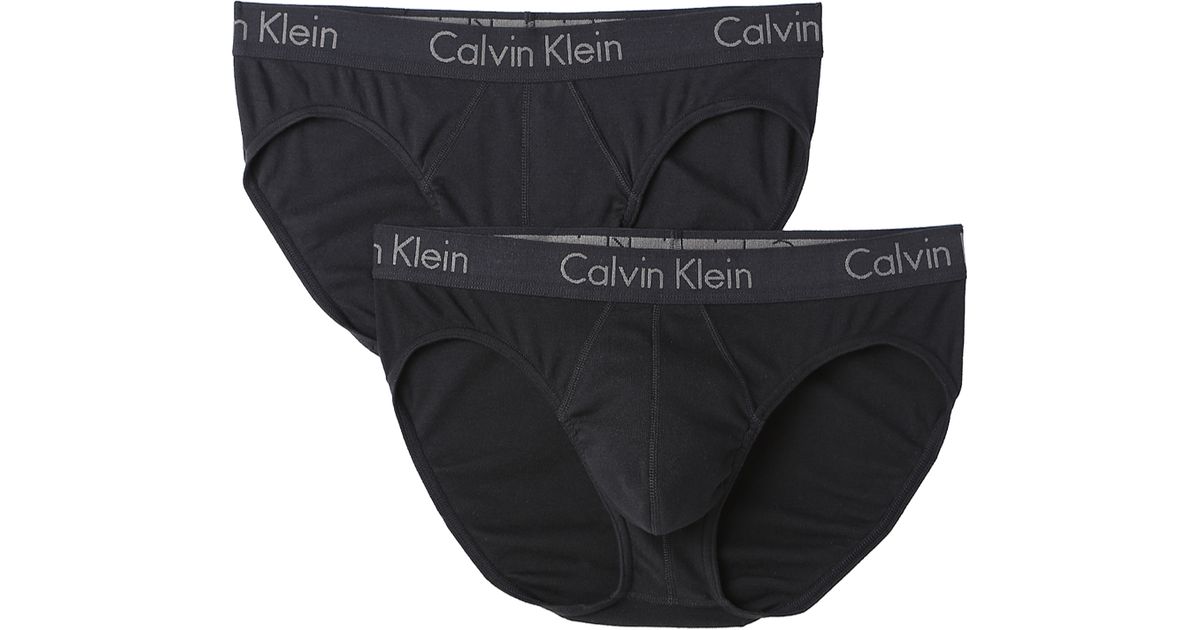 Calvin klein Ck Body 2 Pack Hip Briefs in Black for Men | Lyst