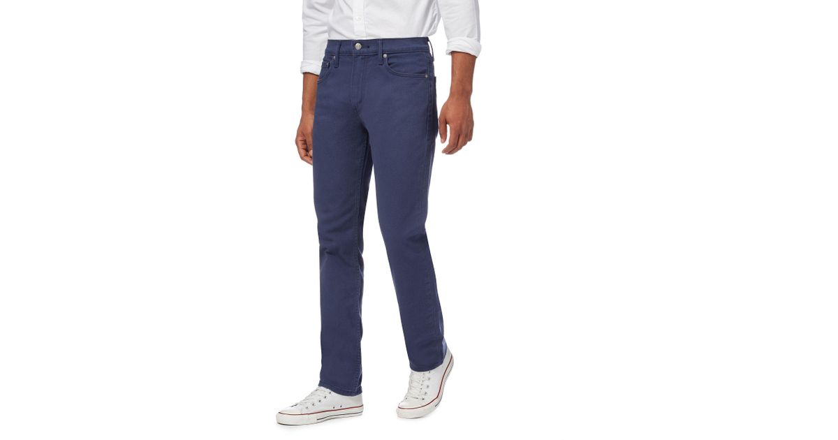 Levi's Navy '511®' 'twill' Slim Jeans in Blue for Men - Lyst