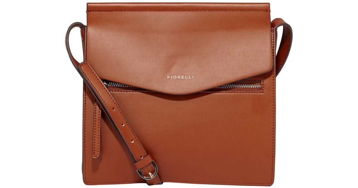 Fiorelli Tan Mia Large Crossbody Bag In Brown Lyst