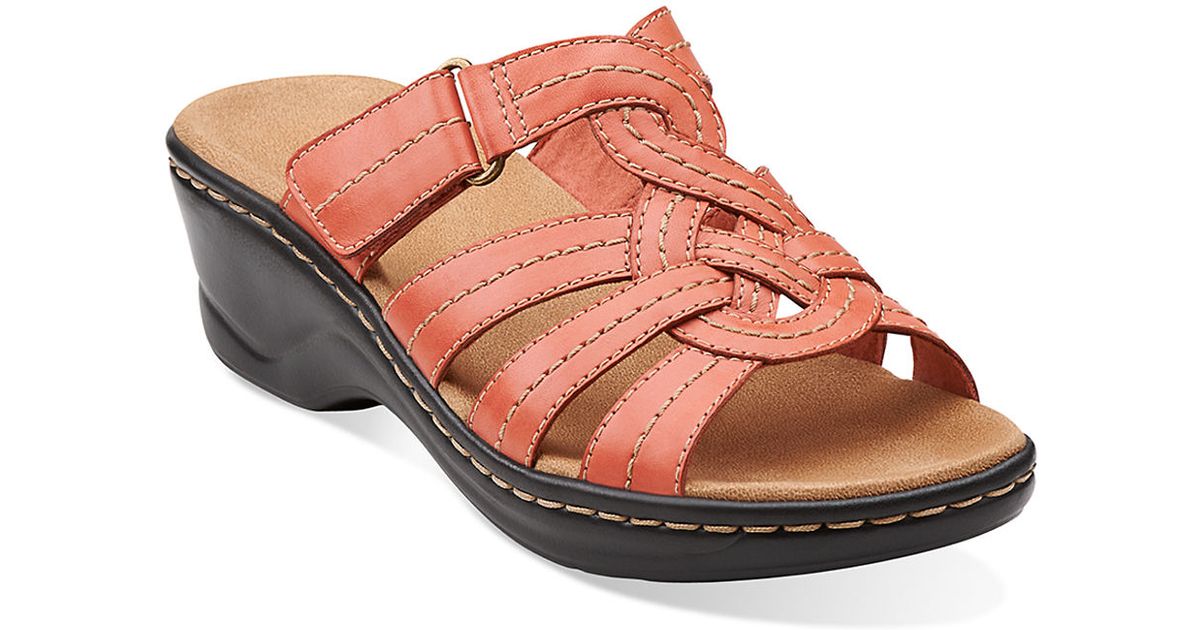 clarks women's lexi dill wedge sandal