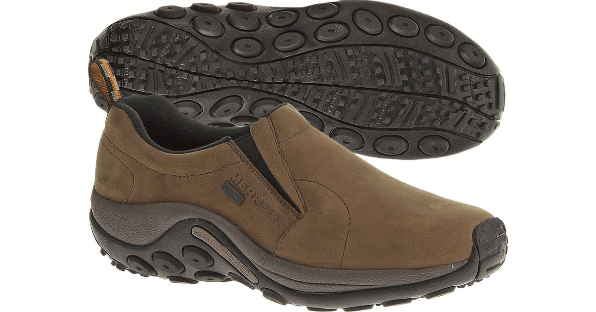 merrell nubuck jungle mocs men's