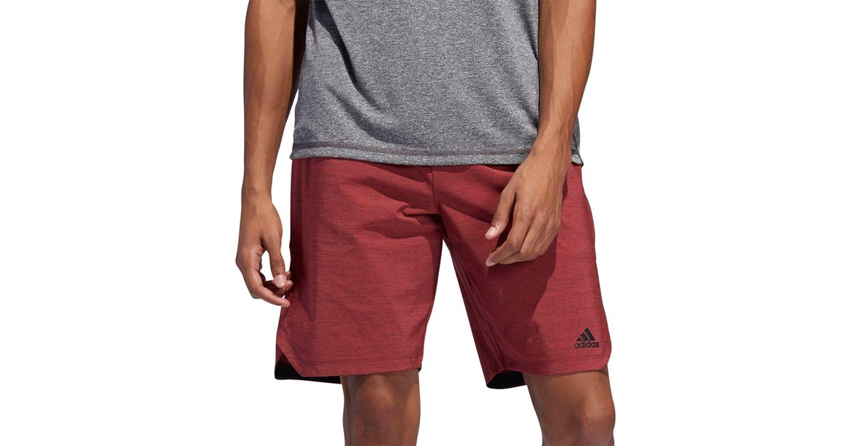 adidas Axis Woven Training Shorts in Red for Men - Lyst