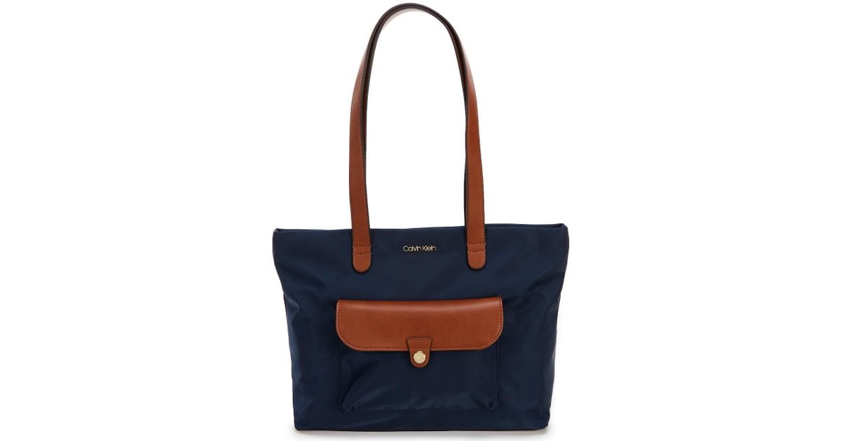 calvin klein tote nylon