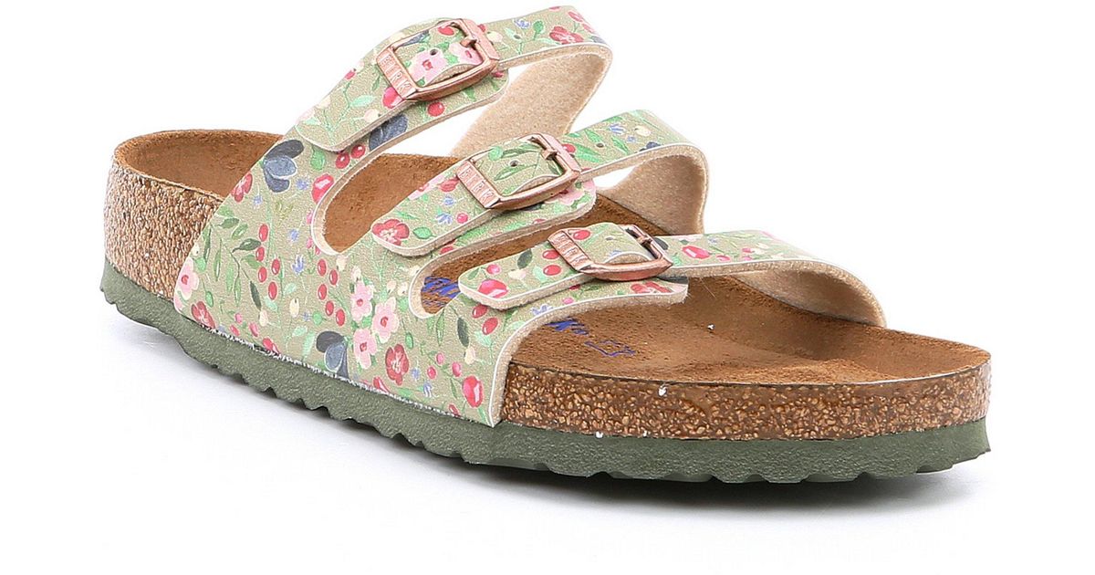  Birkenstock  Florida Floral  Triple strap Sandals  Lyst