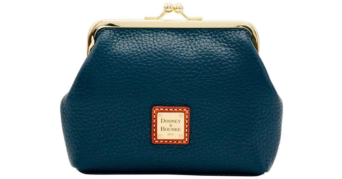 dooney & bourke pebble grain large framed purse