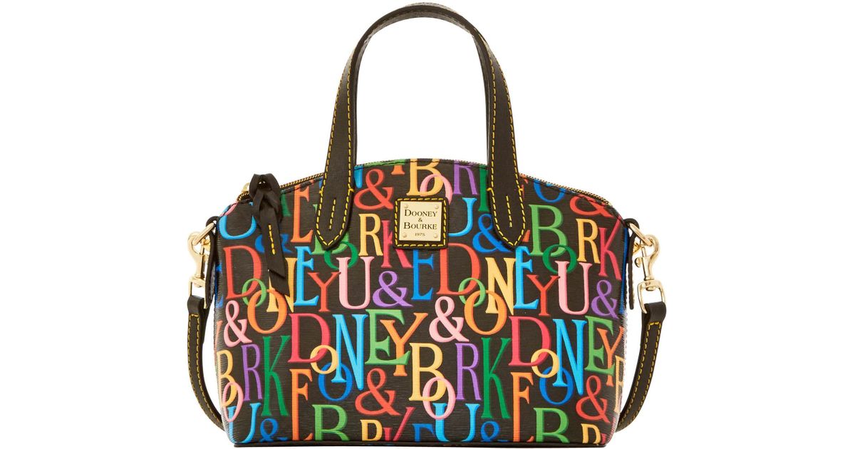 Lyst Dooney Bourke Db Retro Ruby Bag In Black