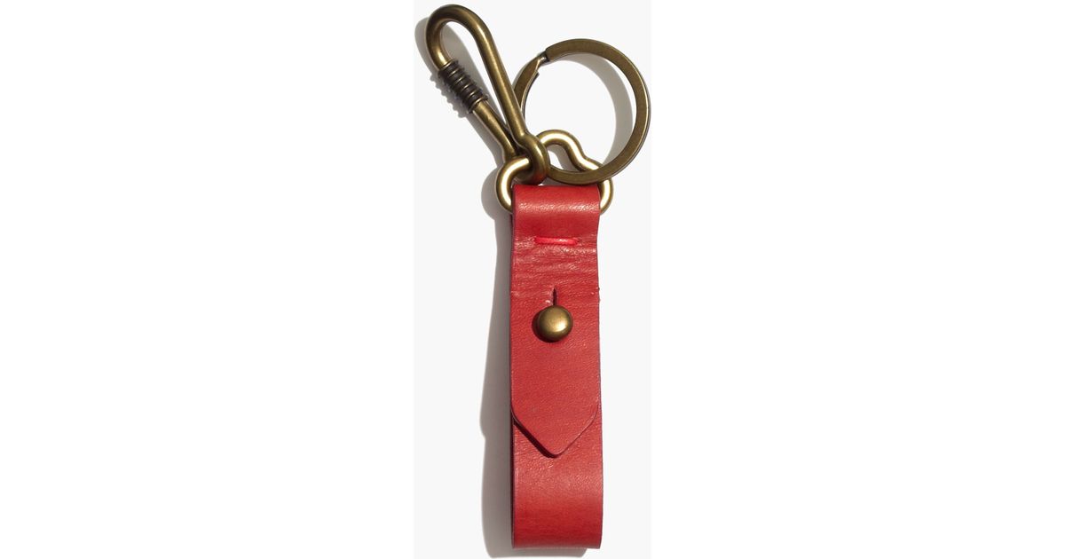 Madewell Front Door Key Fob In Etruscan Clay Brown Lyst