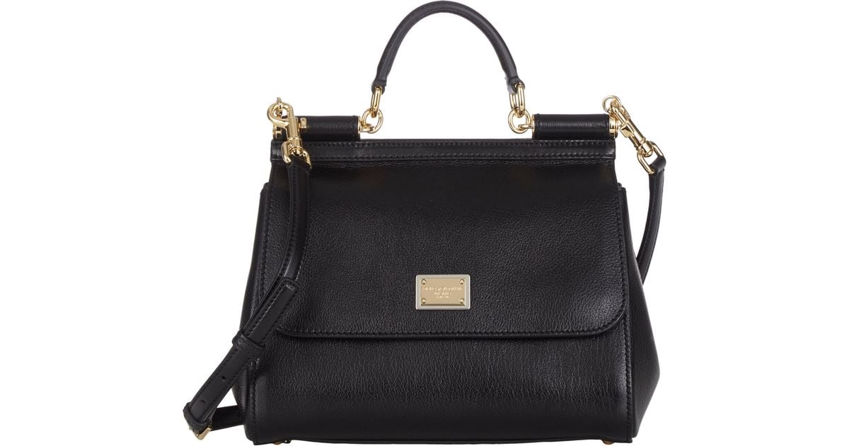 Lyst Dolce Gabbana Small Miss Sicily Bag In Black
