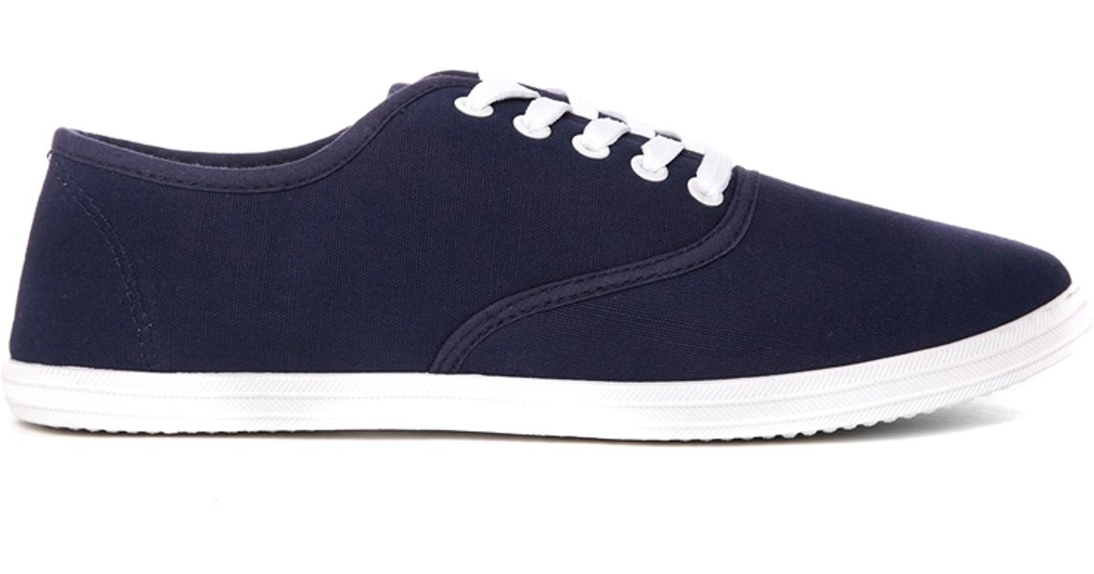 navy blue plimsolls womens