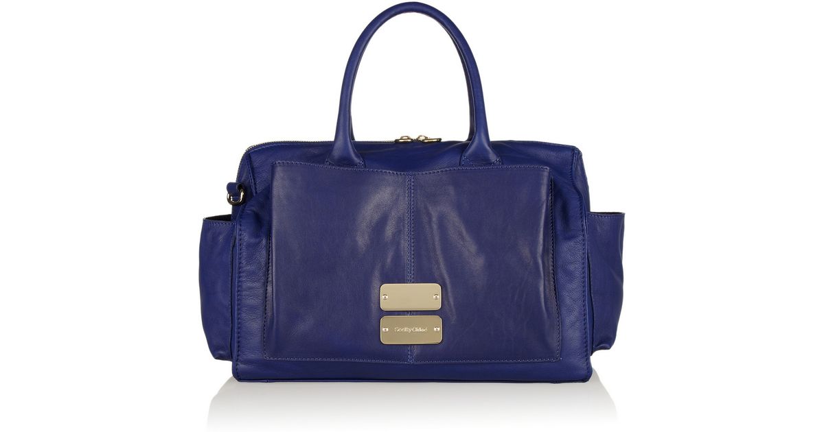 chloe handbags replica uk - See by chlo Nellie Leather Duffle Bag in Blue | Lyst