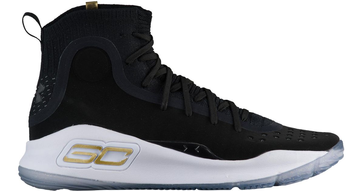 Under Armour Synthetic Curry 4 More Dimes in Black/White (Black) for ...