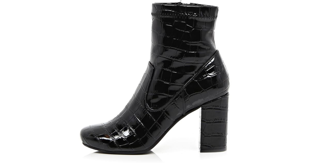 river island croc boots