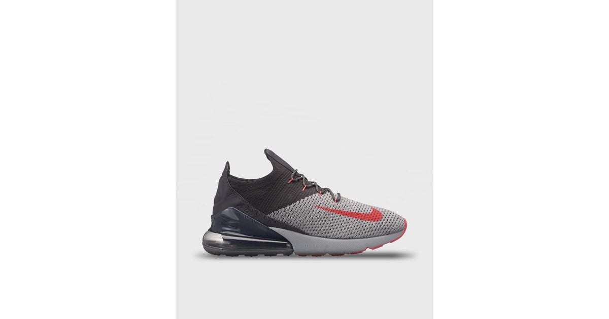 Nike Gray Air Max 270 Lx Flyknit Casual Trainers for Men Lyst Nike Gray Air Max 270 Lx Flyknit Casual Trainers for Men Lyst