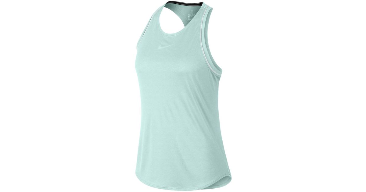 Nike Synthetic Court Drifit Tshirt in Mint Green (Green) Lyst