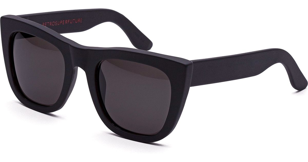 Retrosuperfuture Gals Sunglasses In Matte Black In Black Lyst 