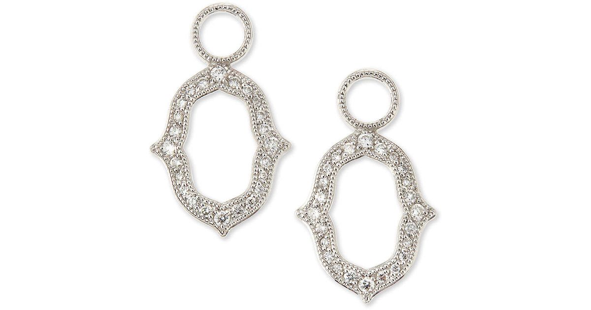 Lyst Jude Frances White Gold Moroccan Diamond Earring Charms In Lyst Jude Frances White Gold Moroccan Diamond Earring Charms In Metallic