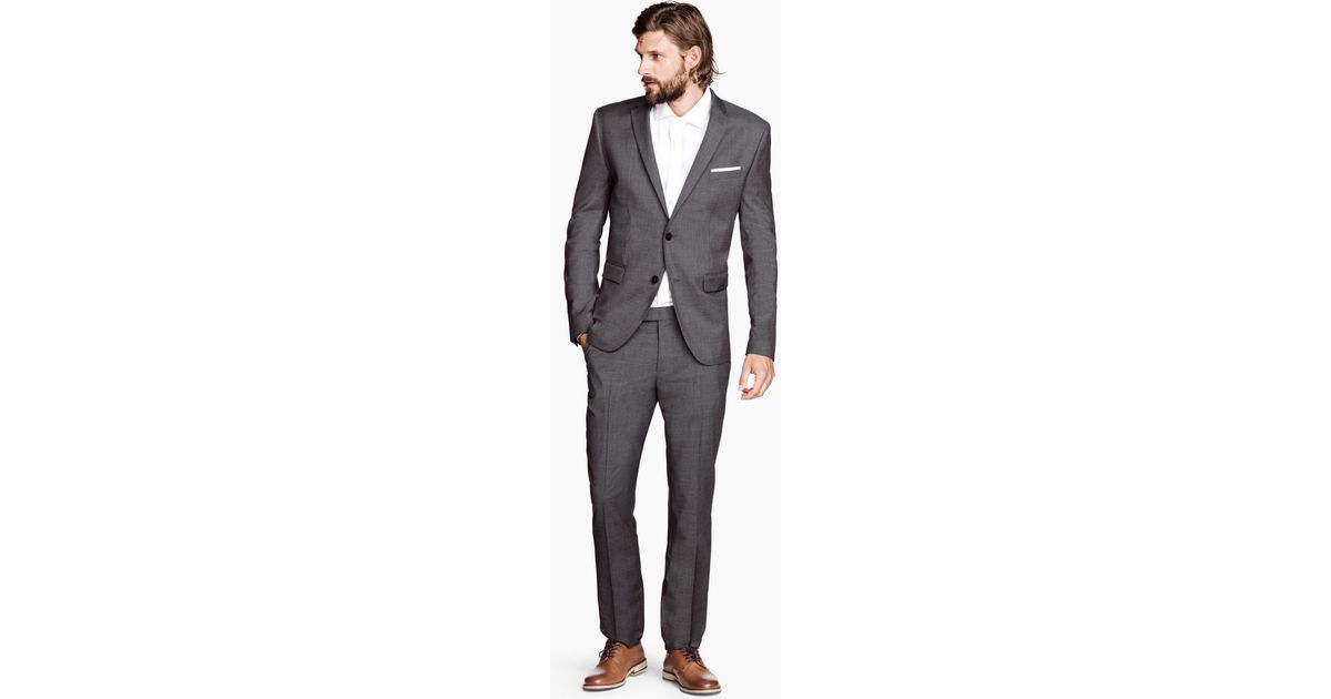h&m suit trousers