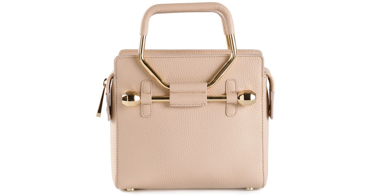 Lyst Viktor Rolf Mini Ette Leather Bag In Pink