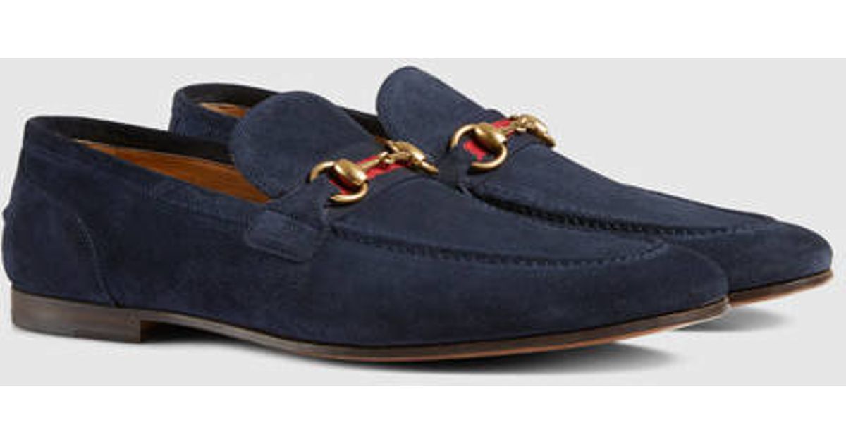 blue suede gucci shoes