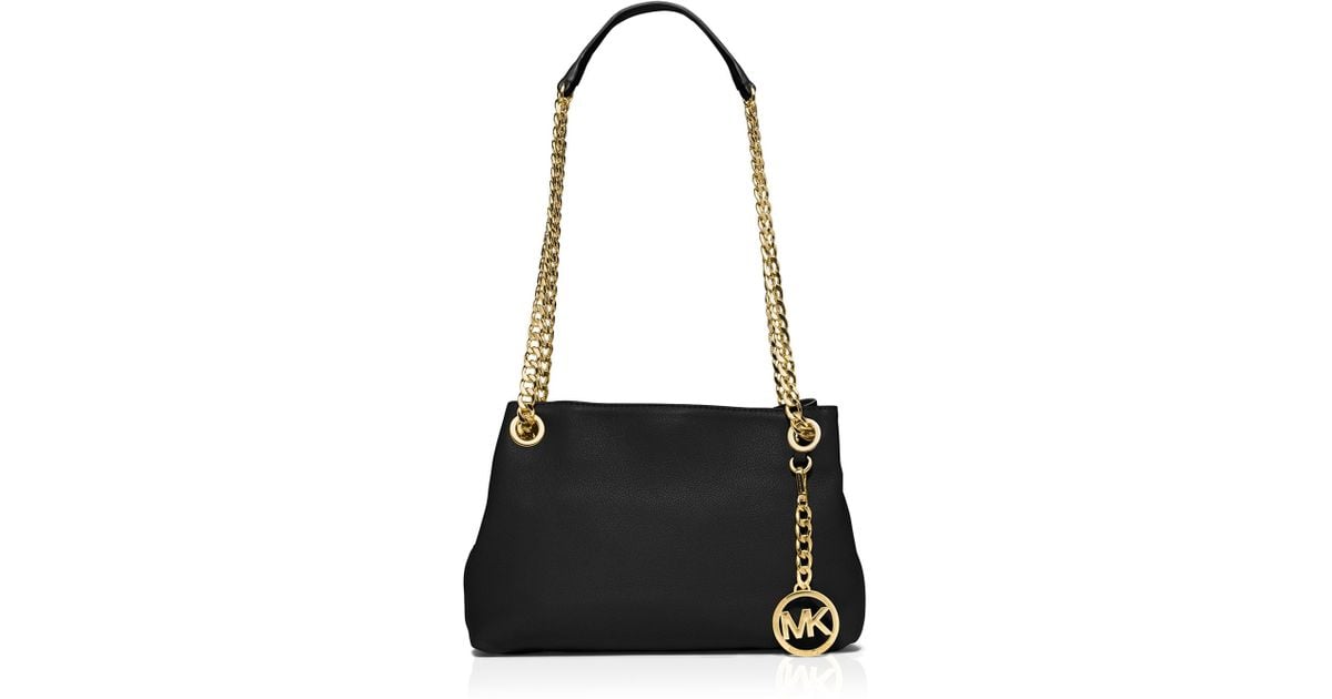 Lyst Michael Kors Shoulder Bag Jet Set Medium Messenger Lyst Michael Kors Shoulder Bag Jet Set Medium Messenger In Black