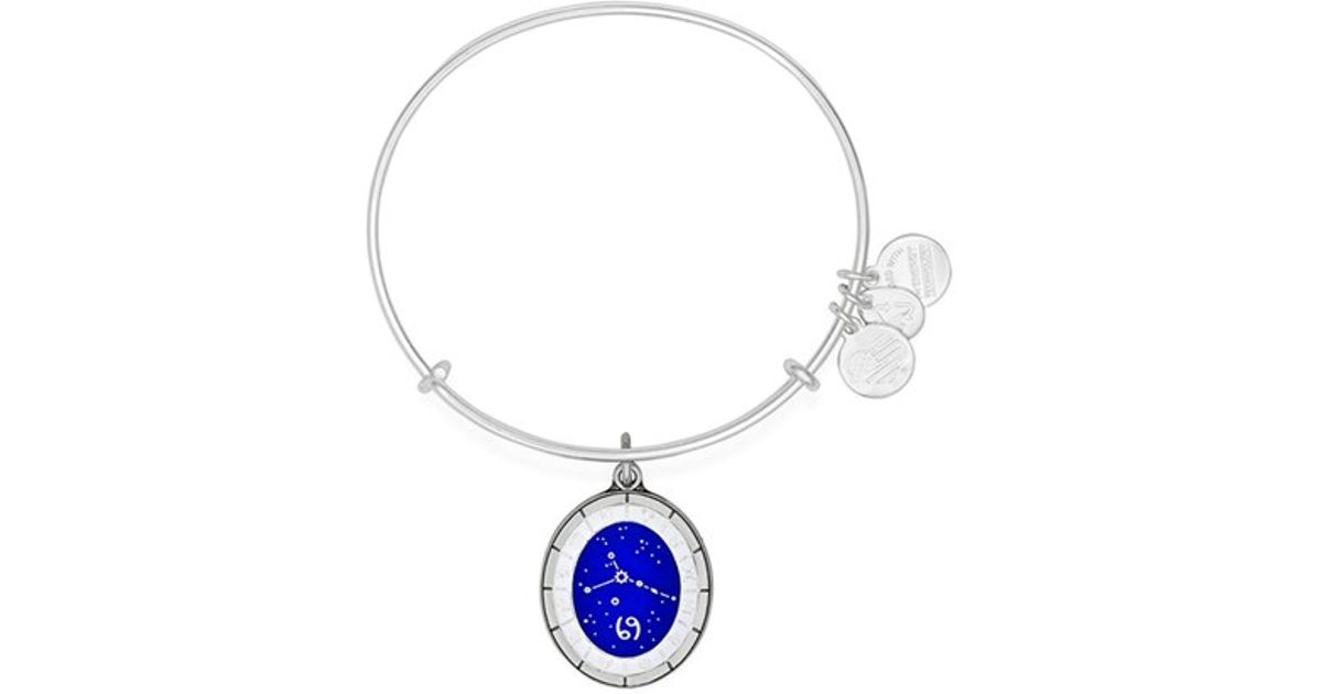 Lyst Alex And Ani Constellation Bangle Bracelet Cancer In Blue