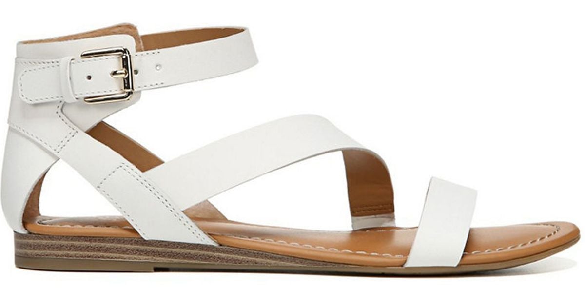 franco sarto white platform sandals