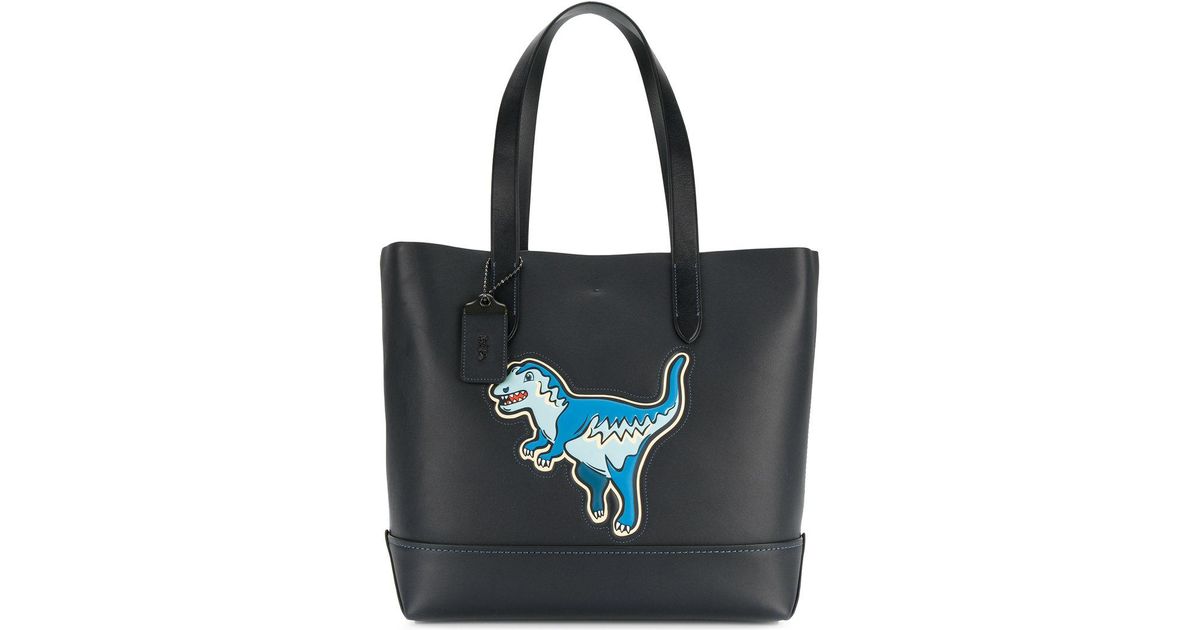 Lyst Coach Dinosaur Tote in Blue for Men