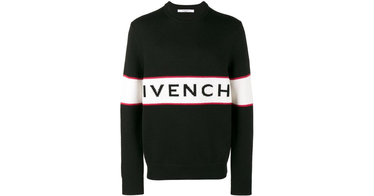 givenchy logo jumper