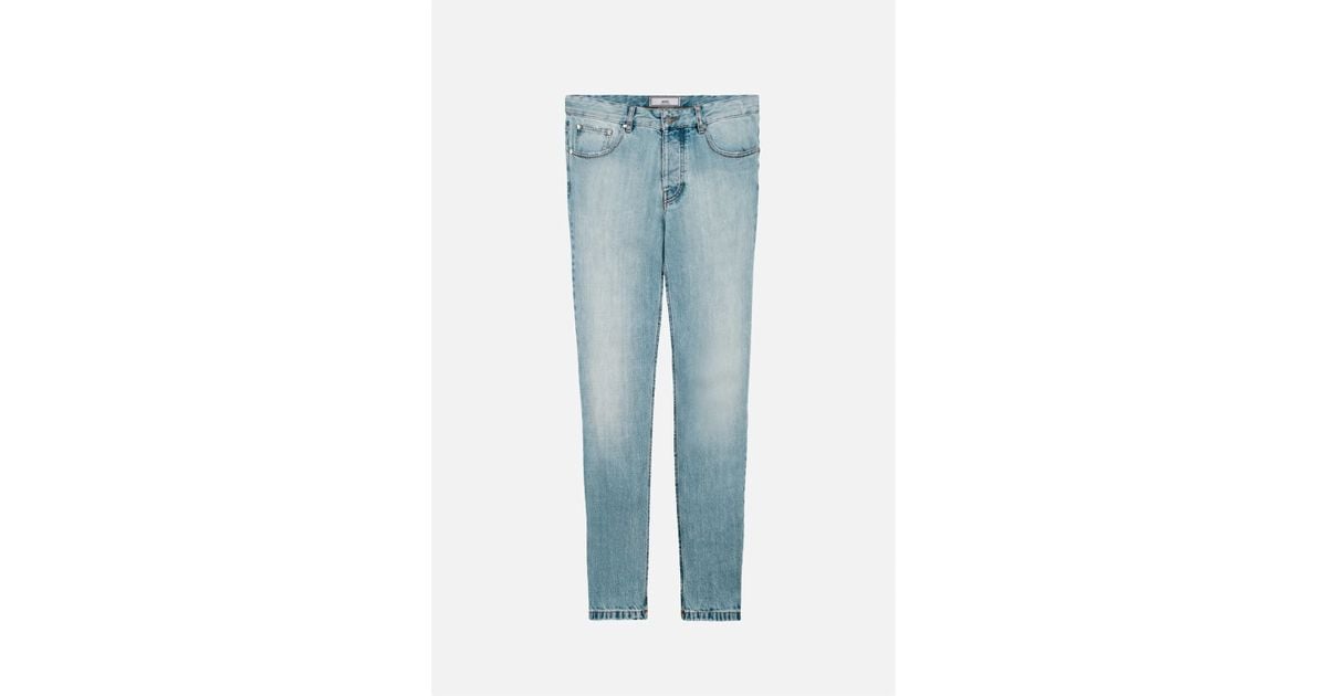 Ami Carrot Fit Jeans in Blue for Men  Lyst