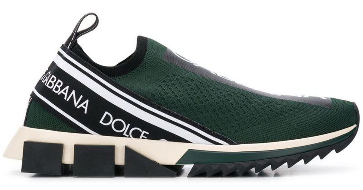 Dolce & Gabbana Synthetic Sorrento Sneakers in Green for Men - Lyst