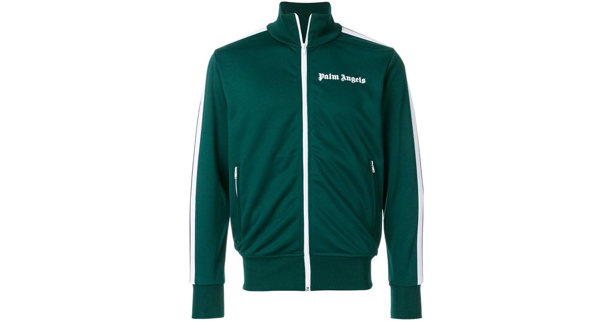 Palm Angels Classic Track Jacket in Green for Men - Save 17. ...