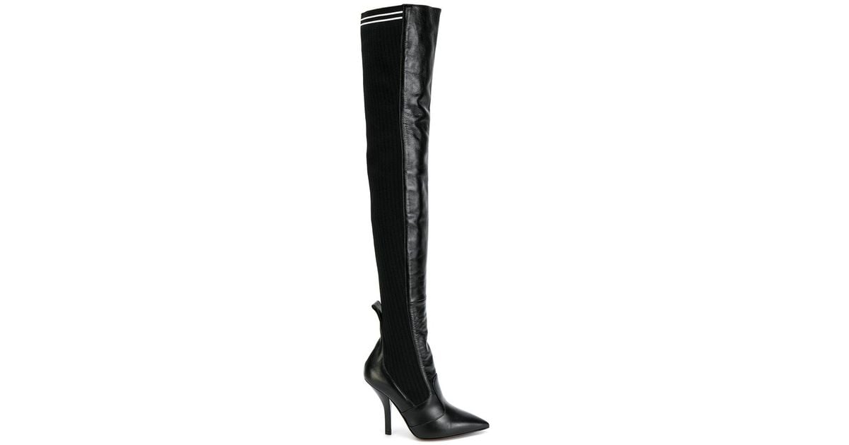 fendi thigh high boots