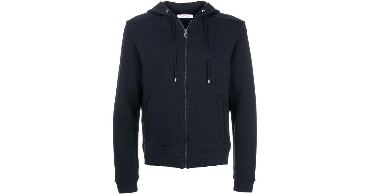 Bleu En Survêtement Broderies Ensemble Lyst De Pour À Versace Coloris Homme qxaHFgfwR