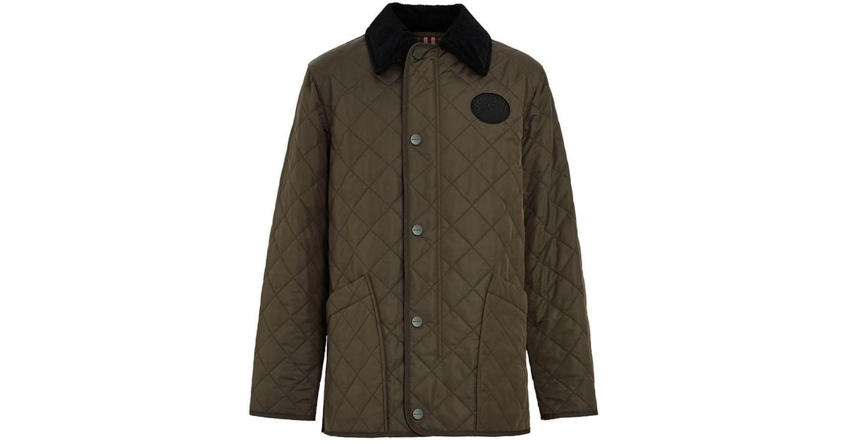 Lyst Burberry Diamond Quilted Thermoregulated Barn Jacket In